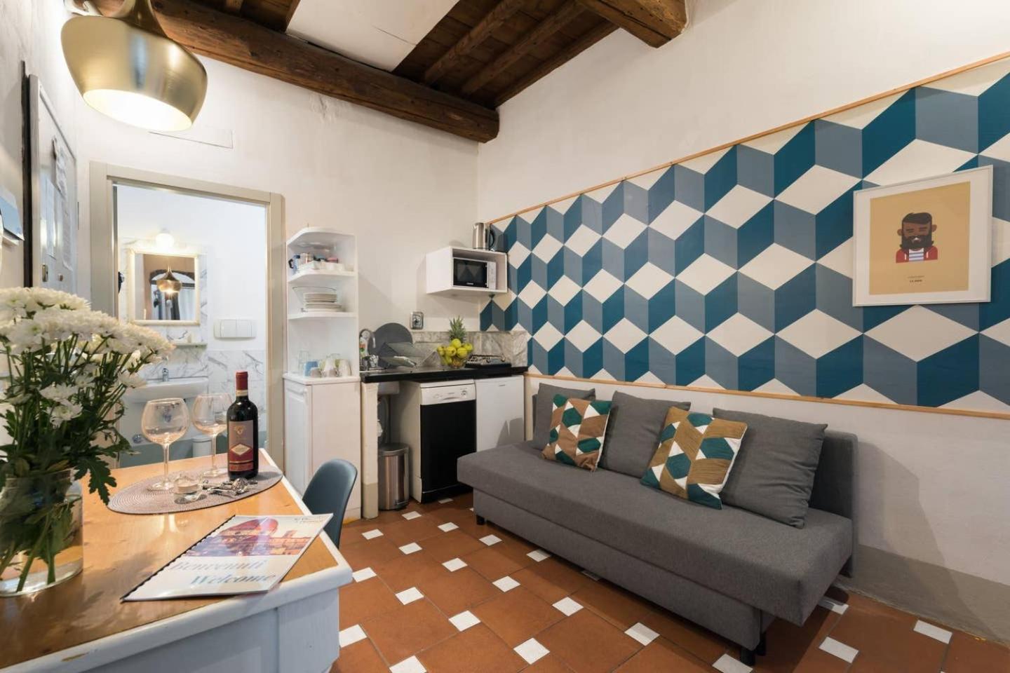 F4 - Santa Croce One Bedroom Flat 2 To 4 Guests Floransa Dış mekan fotoğraf